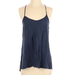 Women’s Size S  Navy Blue Flowy Swing Tank Top Sum